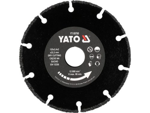 YATO YT-59760 Vágótárcsa fához 125 mm (59760)