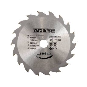   YATO YT-6055 Körfűrésztárcsa (fa) 160x20x2,8mm T18 (6055)