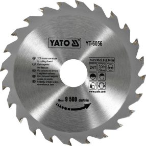   YATO YT-6056 Körfűrésztárcsa (fa) 160x30x2,8mm T24 (6056)