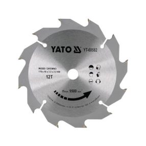   YATO YT-60582 Körfűrésztárcsa (fa) 170x16x3,2mm T12 (60582)
