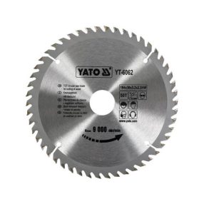   YATO YT-6062 Körfűrésztárcsa (fa) 184x30x3,2mm T50 (6062)