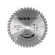 YATO YT-60633 Körfűrésztárcsa (fa) 190x16x3,2mm T40 (60633)