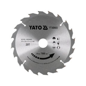   YATO YT-60665 Körfűrésztárcsa (fa) 210x30x3,2mm T20 (60665)