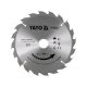 YATO YT-60665 Körfűrésztárcsa (fa) 210x30x3,2mm T20 (60665)