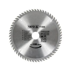   YATO YT-6068 Körfűrésztárcsa (fa) 210x30x3,2mm T60 (6068)