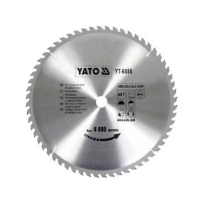   YATO YT-6086 Körfűrésztárcsa (fa) 400x30x3,8mm T60 (6086)
