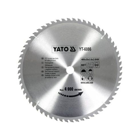 YATO 6086 Körfűrész lap vídiás 400x60x30 YT-6086