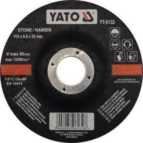 YATO YT-6132 Tisztítókorong 125x6,0x22mm (6132)