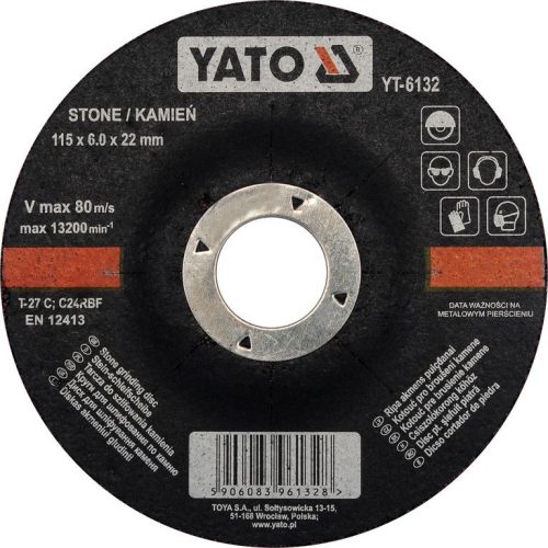 YATO YT-6132 Tisztítókorong 125x6,0x22mm (6132)