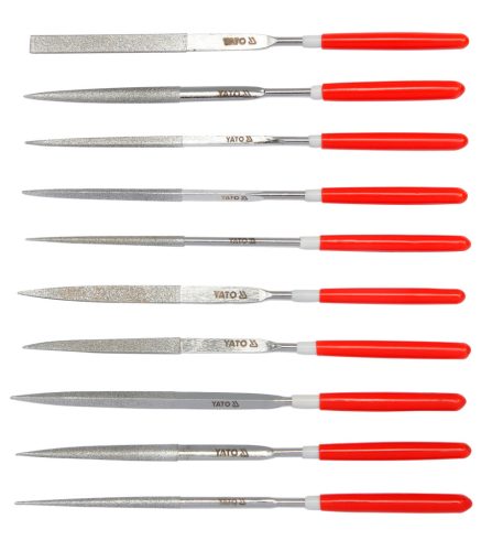 YATO YT-6144 Gyémánt tűreszelő készlet 3x140x50mm 10 részes (6144)