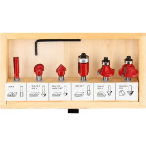 YATO YT-68000 Felsőmaró készlet 6 részes 6 mm befogás