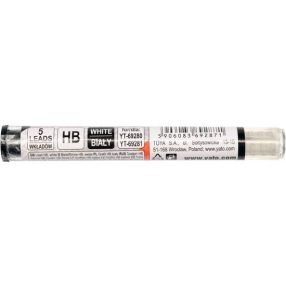   YATO YT-69287 Ácsceruza grafit betét fehér HB (5 db/cs) (69287)