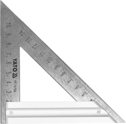 YATO YT-70780 Fém derékszög vonalzó 170mm