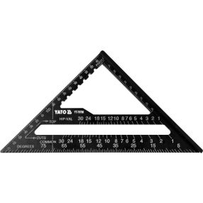 YATO YT-70786 Aluminium derékszög vonalzó 180mm (70786)