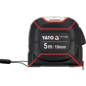  YATO YT-71320 Mérőszalag felső nyílással, gumírozott 5 m x19 mm