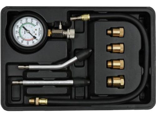 YATO YT-73022 Kompressziós nyomásmérő készlet benzinmotorokhoz, 20 bar, 8 db