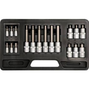  YATO YT-7752 Rátűzőkulcs készlet IMBUSZ 1/4" 1/2" 18 részes