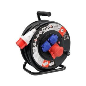   YATO YT-8120 Hosszabító kábeldob 5x2,5 mm 240/400 V IP44 25m (8120)