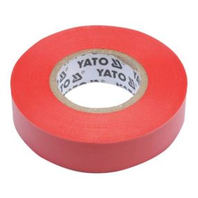 YATO YT-81592 Szigetelőszalag piros 15x0.13mm 20m