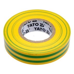 YATO YT-81593 Szigetelőszalag zöld-sárga 15x0.13mm 20m