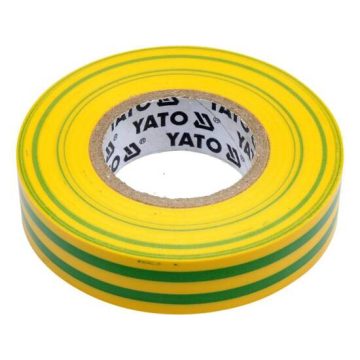   YATO 81593 Szigetelőszalag Züld-Sárga 0,13mm x 15mm x 10m YT-81593