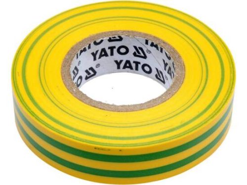 YATO YT-81593 Szigetelőszalag zöld-sárga 15x0.13mm 20m
