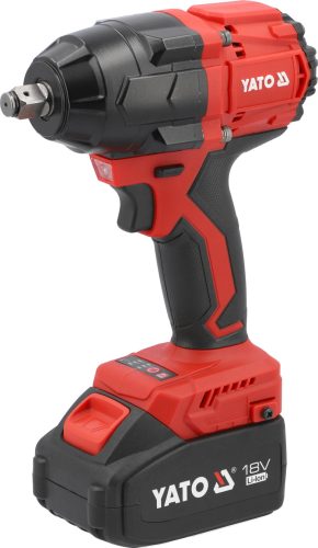 YATO YT-8277935 Akkumulátoros ütvecsavarozó 1/2" 800 Nm szénkefe nélkül 18 V (2 x 4,0 Ah akku + töltő) (8277935)