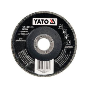   YATO YT-83291 Lamellás csiszolókorong döntött 125 x 22,2 mm / P36 (83291)