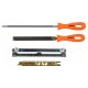 YATO YT-85040 Kézi láncélező készlet 4 részes 3/8" 4 mm (85040)