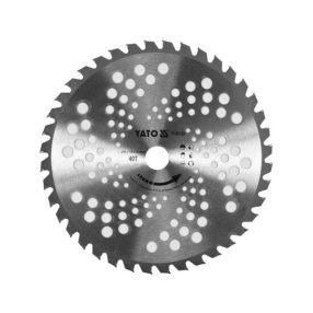   YATO YT-85150 Fűkasza bozótvágó tárcsa 40T 255 x 25,4 mm (85150)
