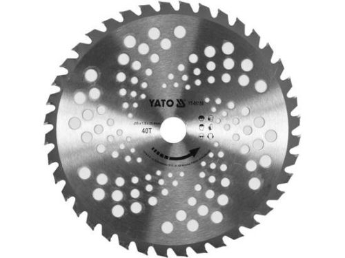 YATO YT-85150 Fűkasza bozótvágó tárcsa 40T 255 x 25,4 mm (85150)