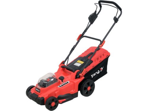 YATO YT-85222 Akkus fűnyíró 2 x 18 V 37 cm (2 x 4,0 Ah akksi + töltő) (85222)