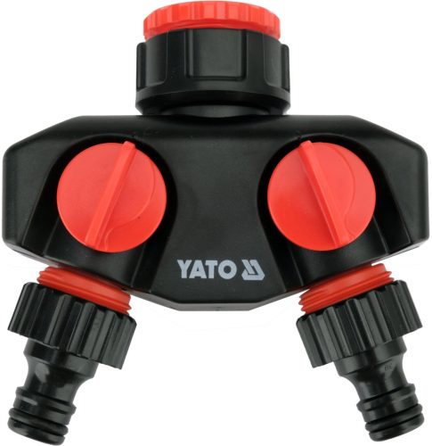 YATO YT-89100 Elosztó csapcsatlakozó 2 kimenetellel 3/4"-1"