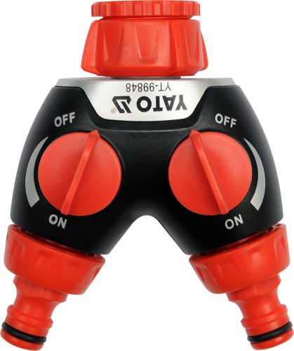 YATO YT-99848 Y gyorscsatlakozó 3/4" 1" belső menetes, ABS műanyag, csapos