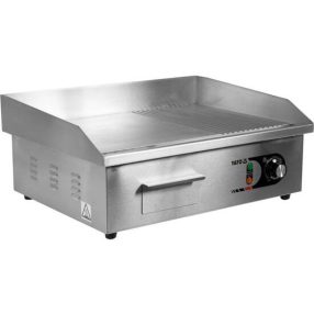   YATO YT-YG-04586 YATO GASTRO elektromos grill 550 mm 3000 W lapos és bordázott sütőlap