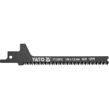   YATO Szablyafűrészlap fához 120 mm / 12 TPI (ívelt vágáshoz)