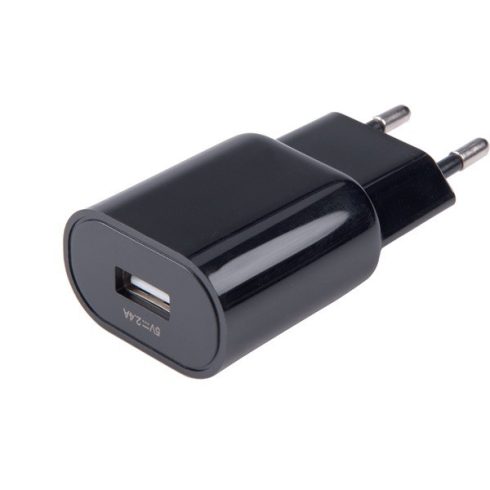 EXTOL hálózati USB töltő adapter, 2,4A / 12W, kábel nélkül 42086