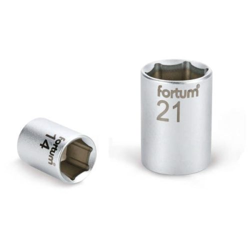 dugófej, 1/2", 24mm, 61CrV5, mattkróm, 38mm hosszú FORTUM