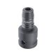 adapter, impakt 1/4" BIT-ek gépi befogásához, 1/2" gépi befogás, gyorskioldóval, CrMoV, hossz: 49 mm