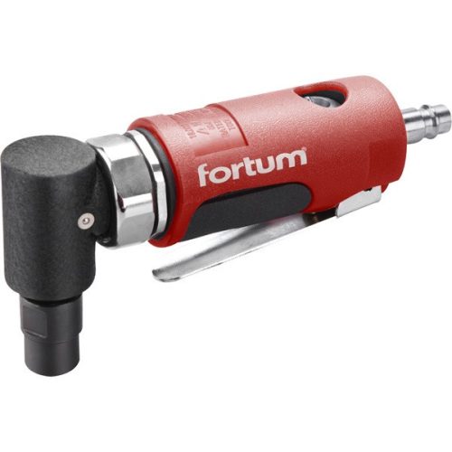 Fortum pneumatikus furatköszörű, derékszögű, 125 mm,1/4"; (6 és 3 mm bef), 20.000 1/min, 127 l/min, 6,3 Bar, 1/4" csatl., 0,5kg 4795036