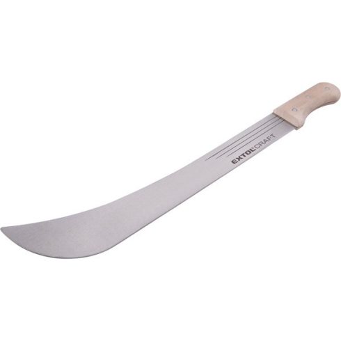 EXTOL bozótvágó kés (machete), teljes/penge hossz: 650/500 mm, nyél: fa
